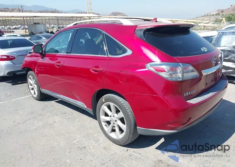 2011 Lexus Rx 350 z USA, uszkodzony, nr VIN JTJZK1BA2B2411837